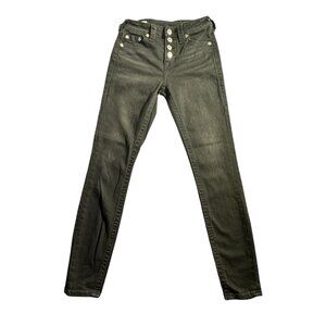 TRUE RELIGION Black Jennie Curvy Skinny Jeans